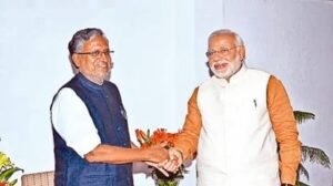 Sushil Kumar Modi and PM Modi